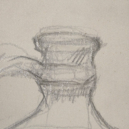 Mercana - Handled Jug Sketch by Mercana Studio a Hand Embellished Framed Art Print (Set of 2) - 15621 view 7