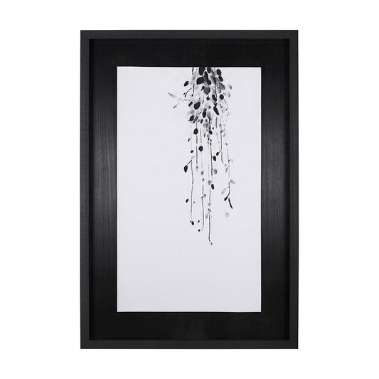Mercana - Hanging Vines by Mercana Studio a Hand Embellished Textured Framed Art Print - 14817 view 1