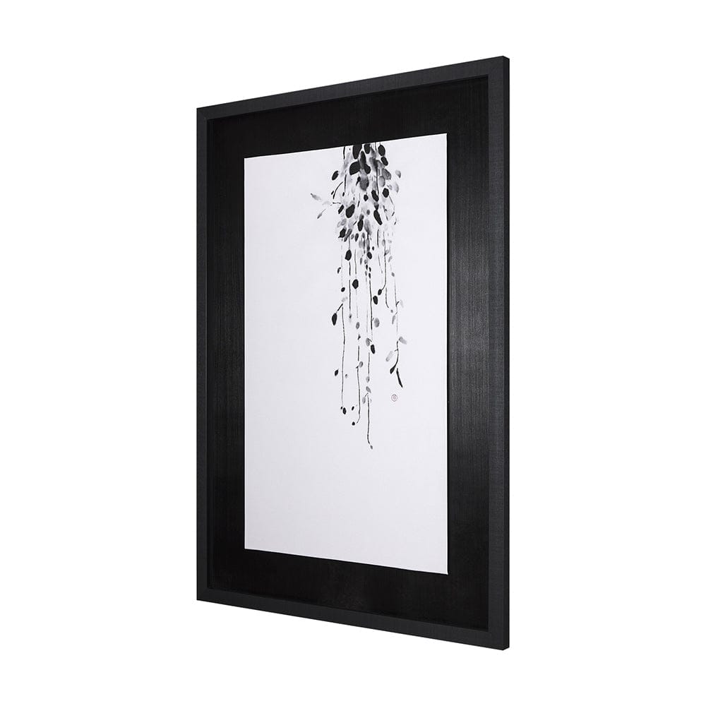 Mercana - Hanging Vines by Mercana Studio a Hand Embellished Textured Framed Art Print - 14817 view 2