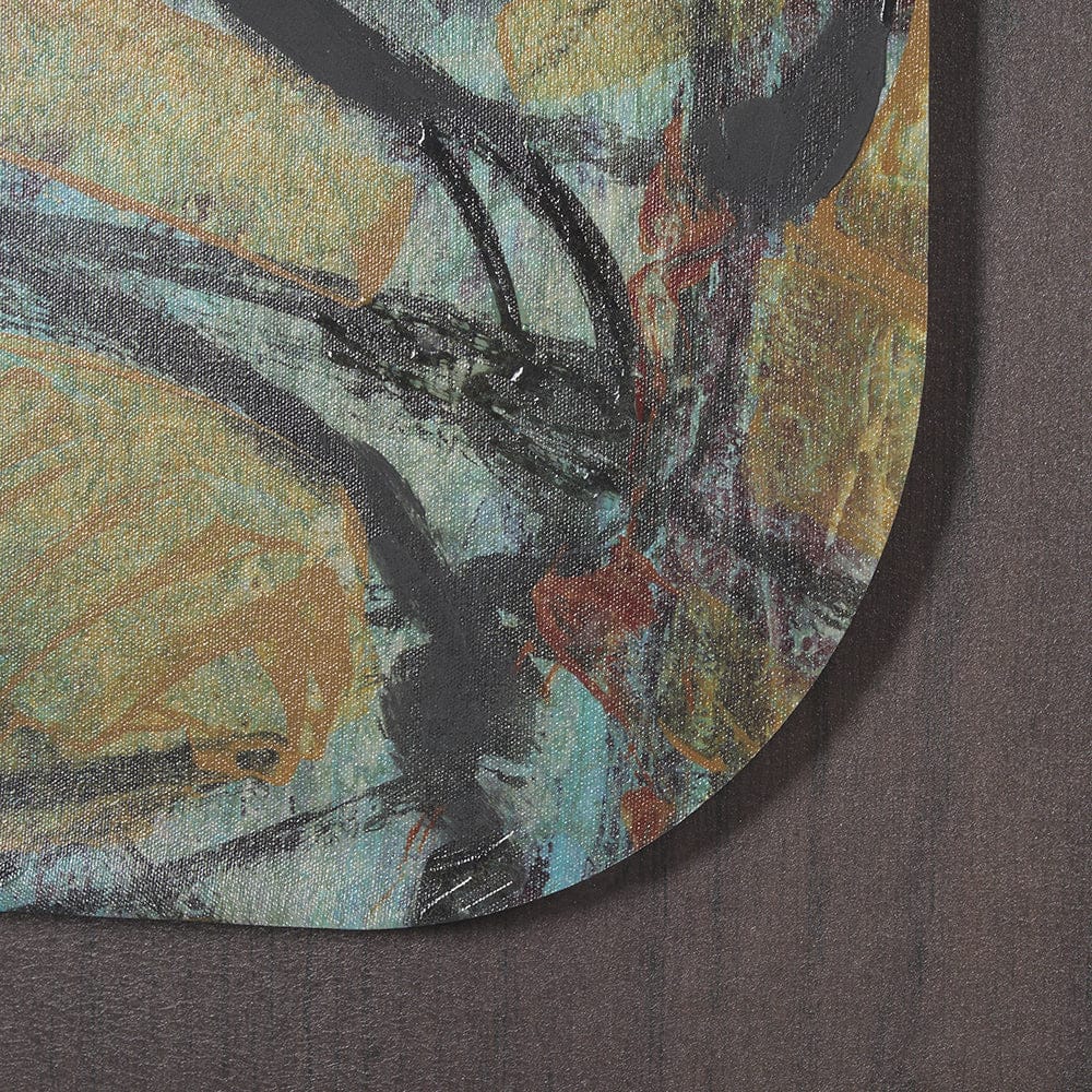 Mercana - Happenings I by Mercana Studio a Hand Embellished Textured Framed Art Print Matted under Glass - 15357 view 6