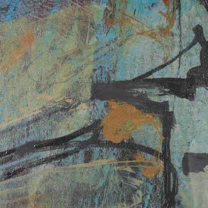 Mercana - Happenings I by Mercana Studio a Hand Embellished Textured Framed Art Print Matted under Glass - 15357 view 7