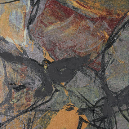 Mercana - Happenings II by Mercana Studio a Hand Embellished Textured Framed Art Print Matted under Glass - 15358 view 7