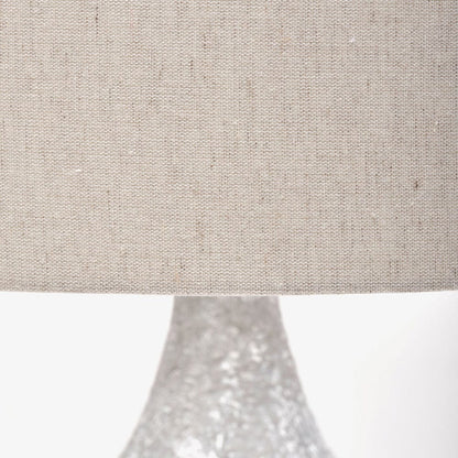 Mercana - Harlan 30.5"H Beige-Toned Fabric Shade Gray Concrete Base Table Lamp - 68341 view 3