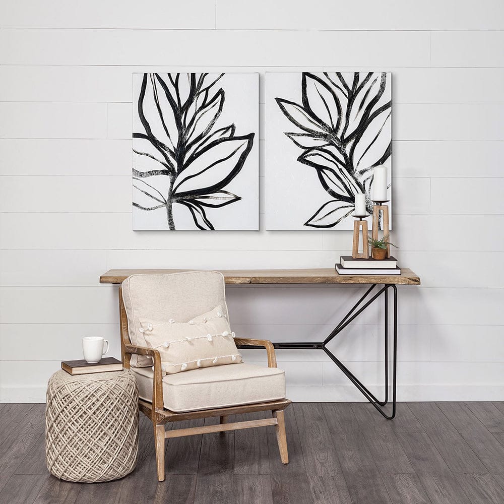 Mercana - Harman II Off-White Fabric Seat w/ Wood Frame Accent Chair - 67513 view 9