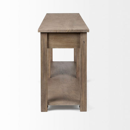 Mercana - Harrelson III 72L x 18W Brown Wood 4 Drawer Console Table - 68205 view 3