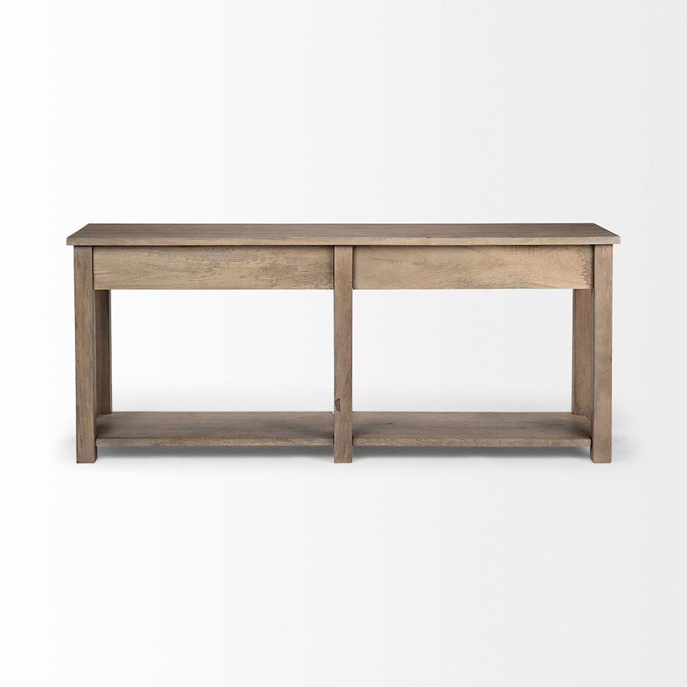 Mercana - Harrelson III 72L x 18W Brown Wood 4 Drawer Console Table - 68205 view 5