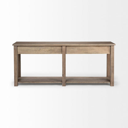 Mercana - Harrelson III 72L x 18W Brown Wood 4 Drawer Console Table - 68205 view 5