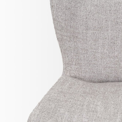 Mercana - Hartt Dining Chair W/ Matte Black Metal Frame and Gray Fabric - 70431 view 3