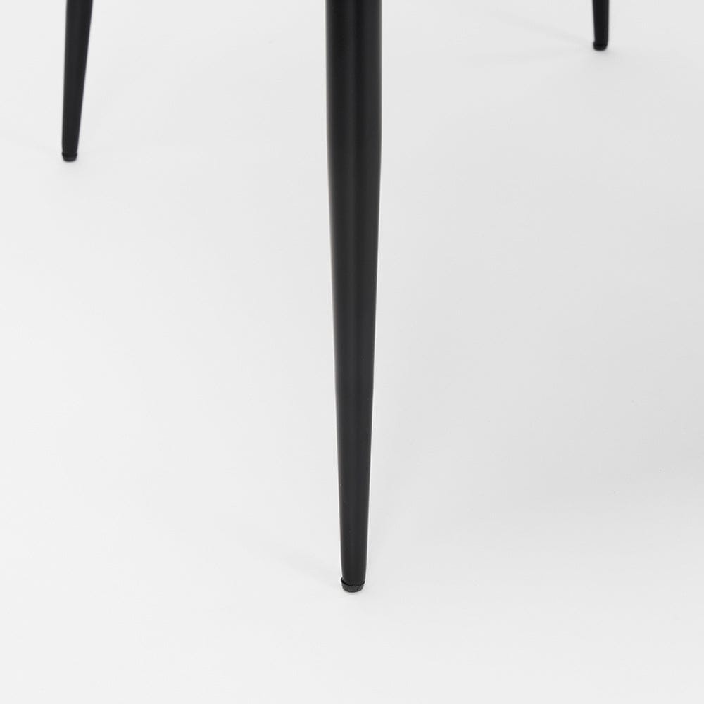 Mercana - Hartt Dining Chair W/ Matte Black Metal Frame and Gray Fabric - 70431 view 5