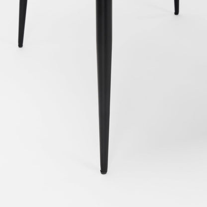 Mercana - Hartt Dining Chair W/ Matte Black Metal Frame and Gray Fabric - 70431 view 5