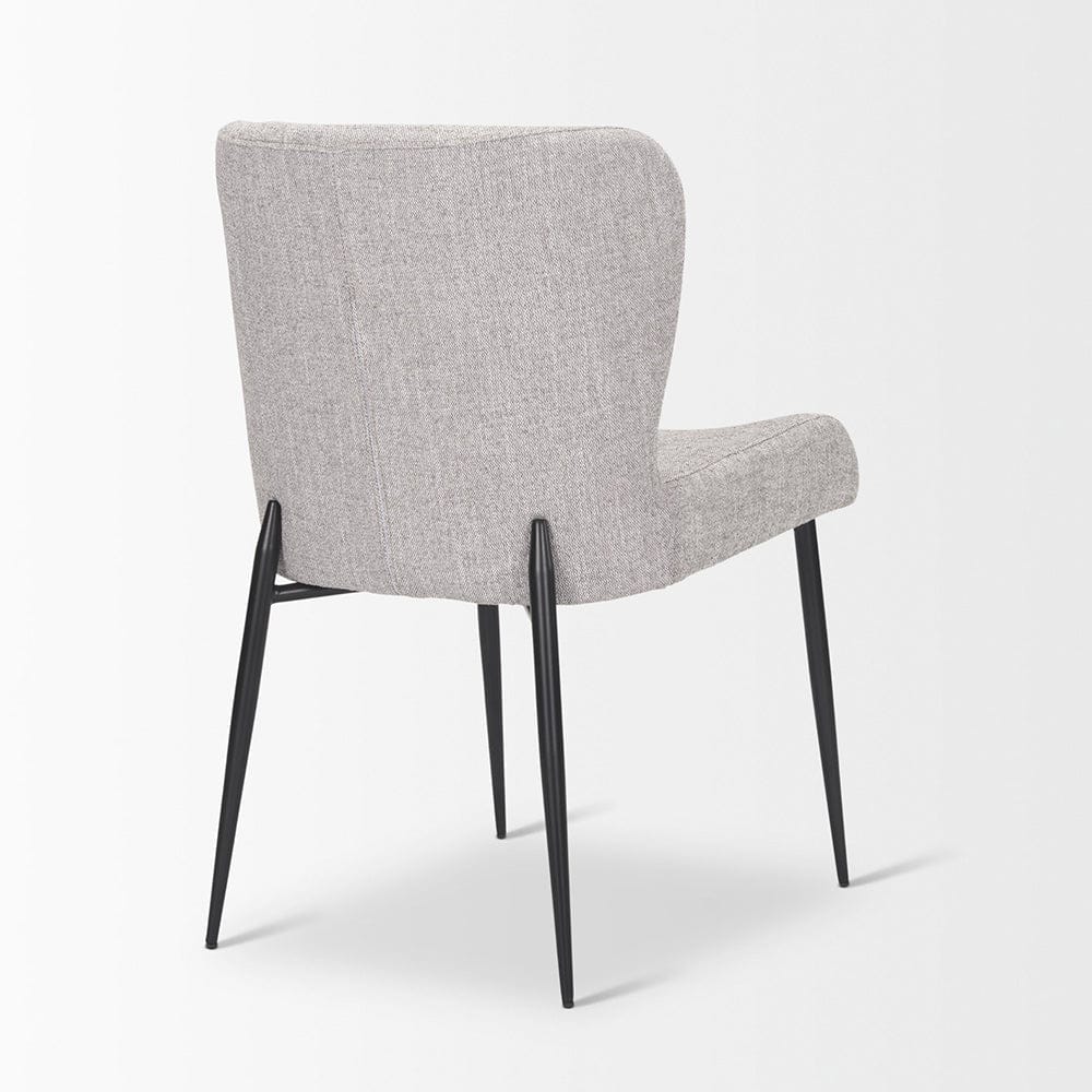 Mercana - Hartt Dining Chair W/ Matte Black Metal Frame and Gray Fabric - 70431 view 10