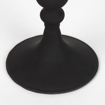 Mercana - Haute Medium Matte Black Blown Glass Candlestick - 70358 view 5