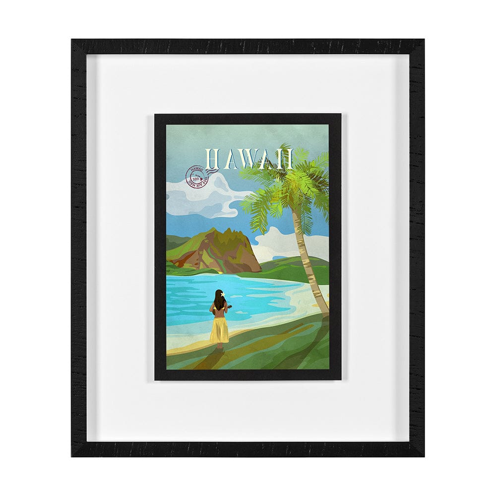 Mercana - Hawaii Go USA M by Mercana Studio a Framed Art Print Matted under Glass - 15639 view 1