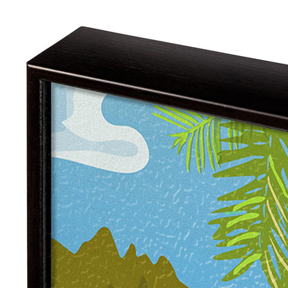 Mercana - Hawaii Go USA SM by Mercana Studio a Hand Embellished Decograph Framed Art Print - 15642 view 4