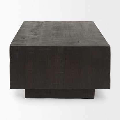 Mercana - Hayden Dark Brown Wood Rectangular Coffee Table - 70118 view 3