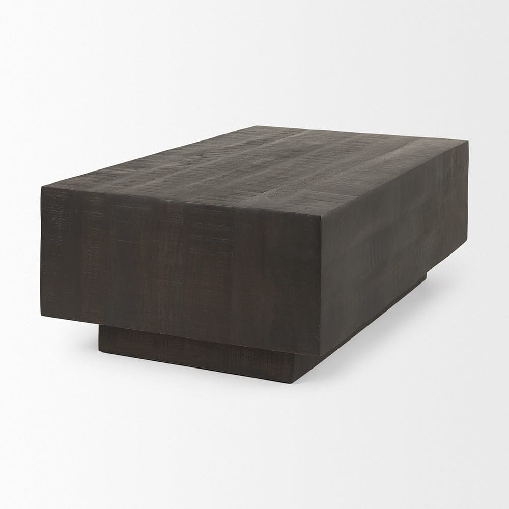 Mercana - Hayden Dark Brown Wood Rectangular Coffee Table - 70118 view 4