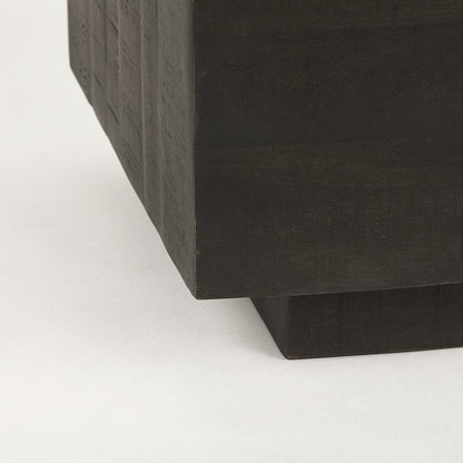 Mercana - Hayden Dark Brown Wood Rectangular Coffee Table - 70118 view 6