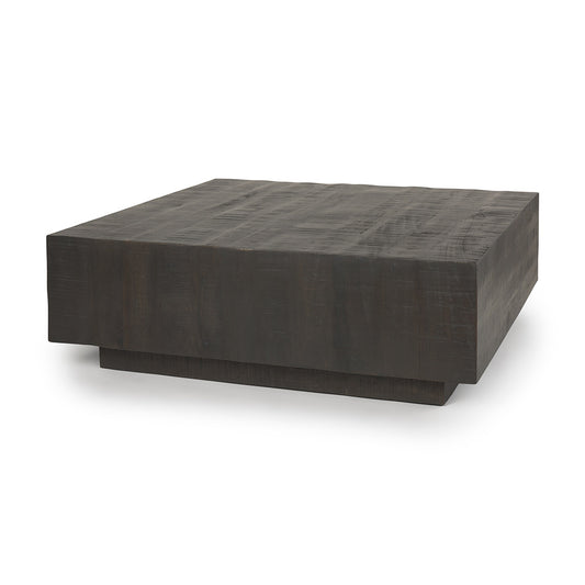 Mercana - Hayden Dark Brown Wood Square Coffee Table - 70117 view 1