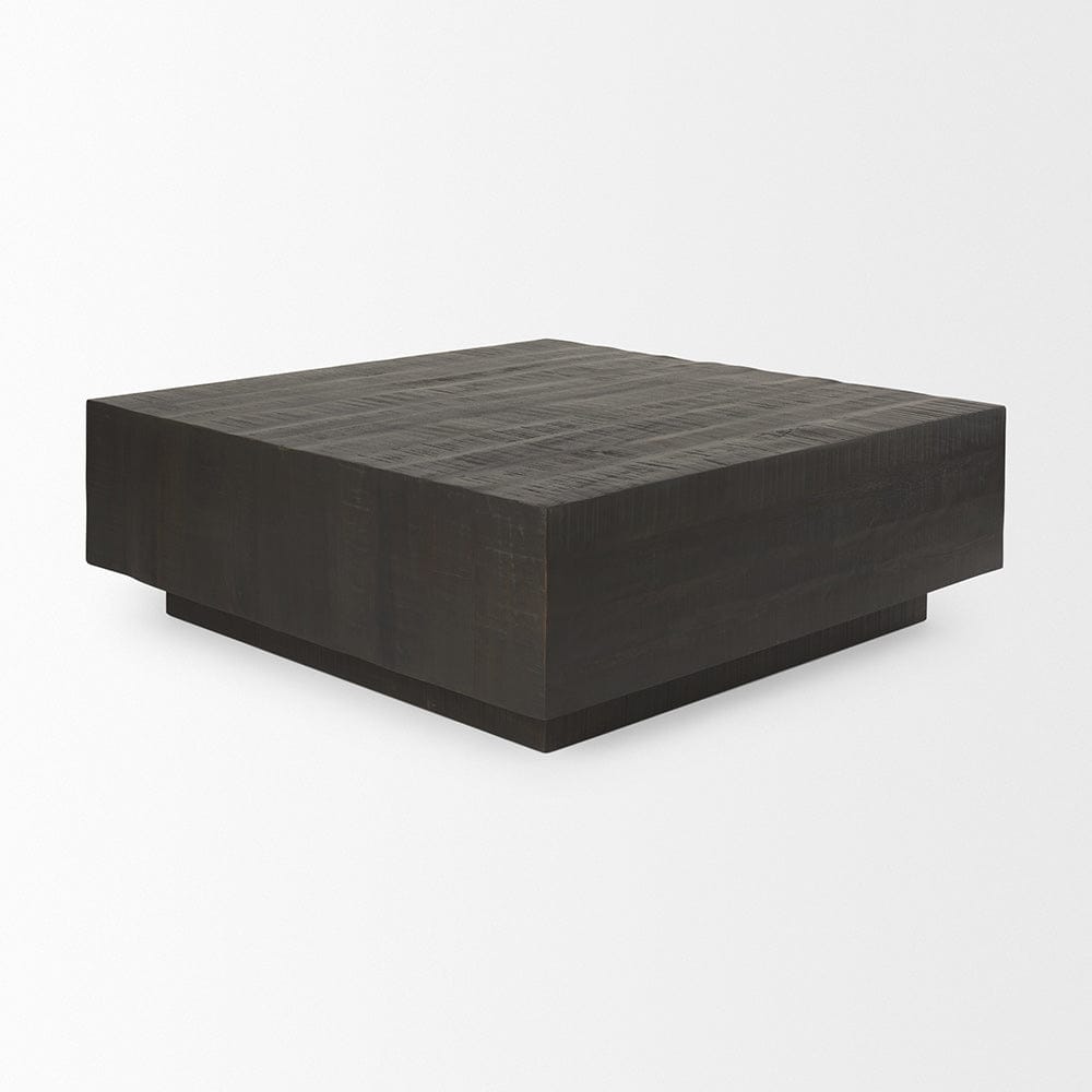 Mercana - Hayden Dark Brown Wood Square Coffee Table - 70117 view 3