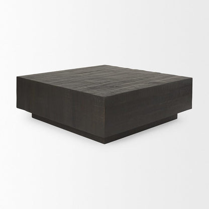 Mercana - Hayden Dark Brown Wood Square Coffee Table - 70117 view 3