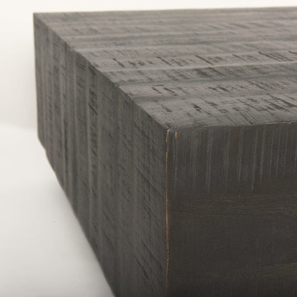 Mercana - Hayden Dark Brown Wood Square Coffee Table - 70117 view 5