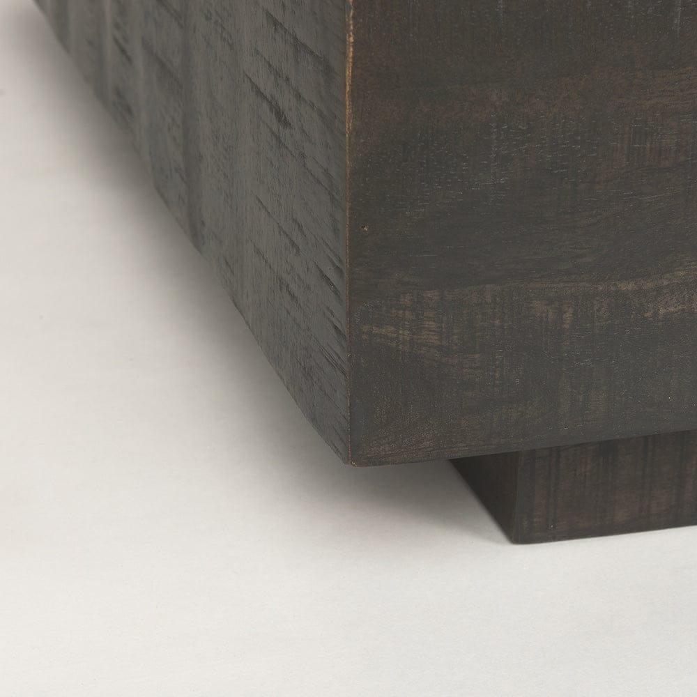 Mercana - Hayden Dark Brown Wood Square Coffee Table - 70117 view 6