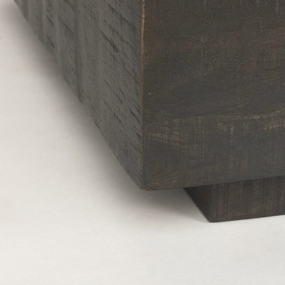 Mercana - Hayden Dark Brown Wood Square Coffee Table - 70117 view 6