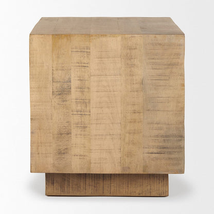 Mercana - Hayden Light Brown Wood End/Side Table - 70124 view 2