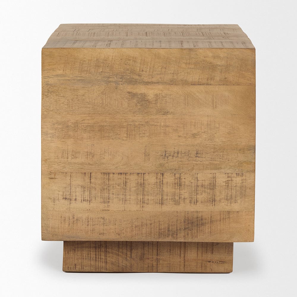 Mercana - Hayden Light Brown Wood End/Side Table - 70124 view 4