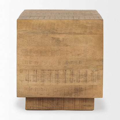 Mercana - Hayden Light Brown Wood End/Side Table - 70124 view 4