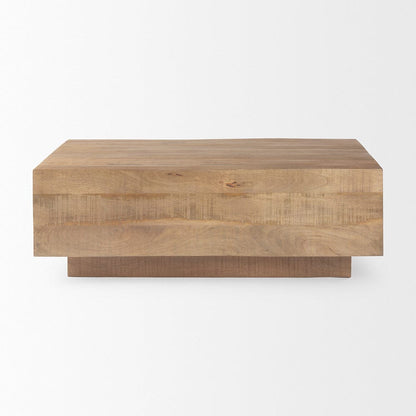 Mercana - Hayden Light Brown Wood Rectangular Coffee Table - 70116 view 2