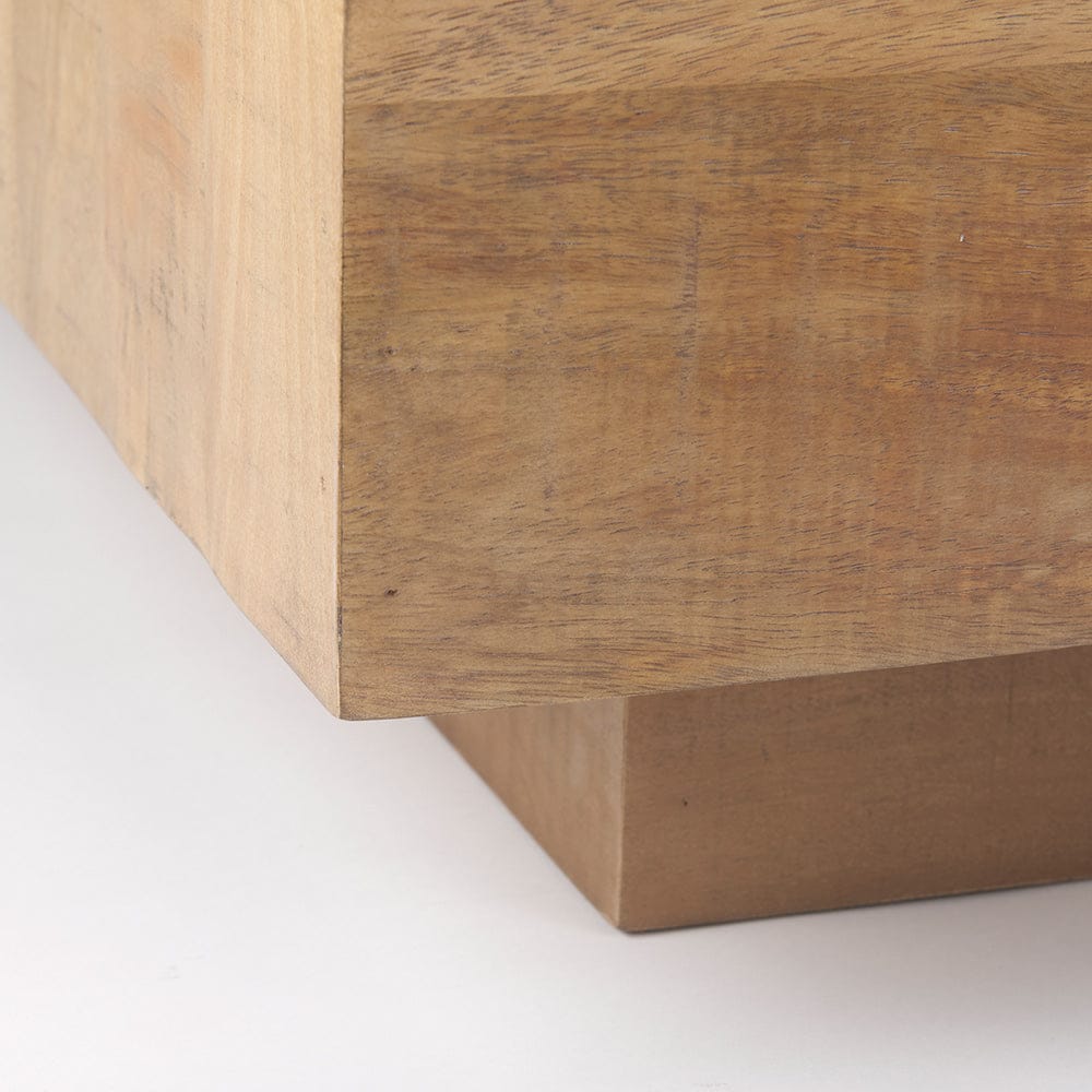 Mercana - Hayden Light Brown Wood Rectangular Coffee Table - 70116 view 6