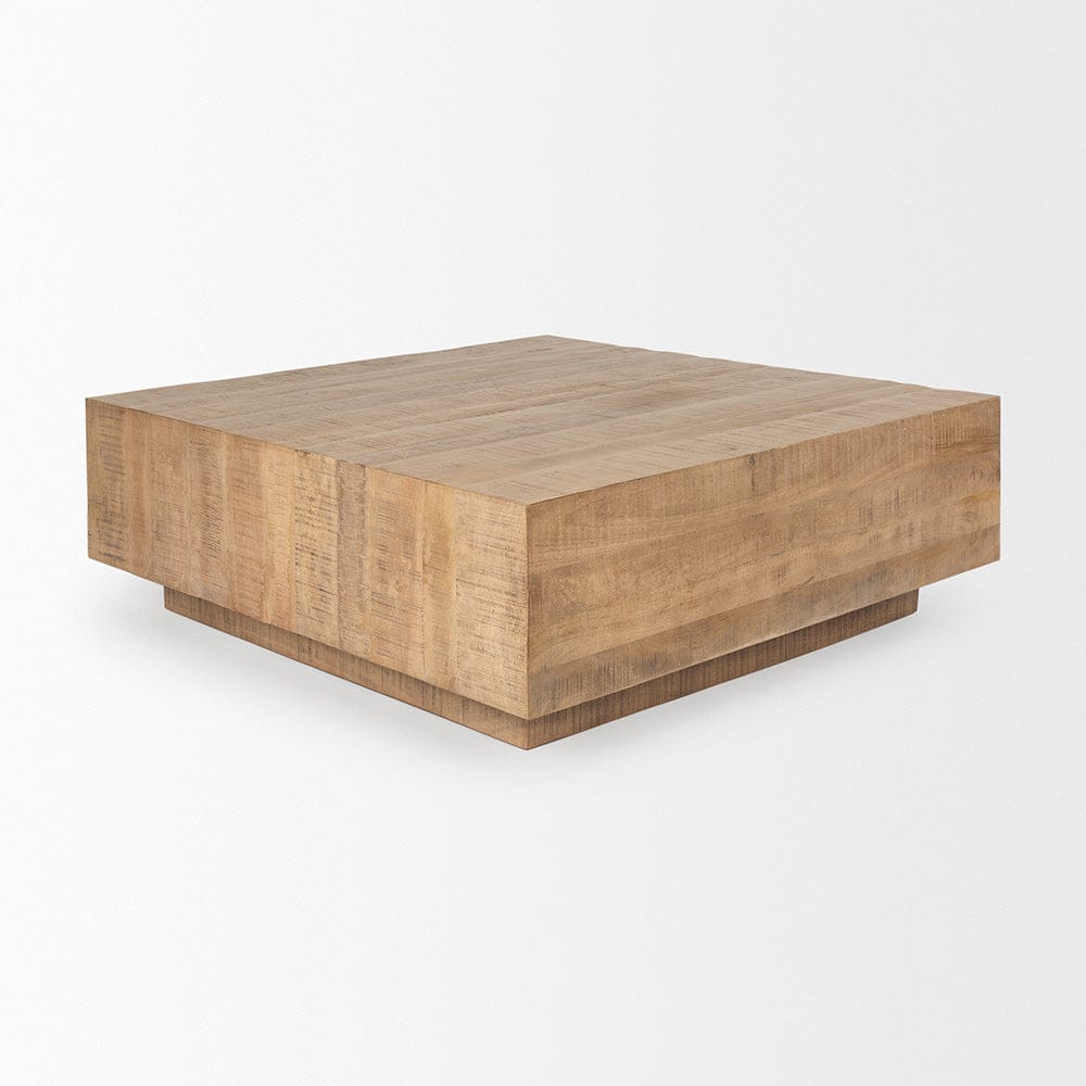 Mercana - Hayden Light Brown Wood Square Coffee Table - 70119 view 3