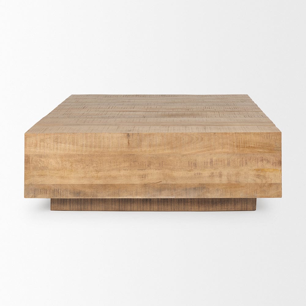 Mercana - Hayden Light Brown Wood Square Coffee Table - 70119 view 4