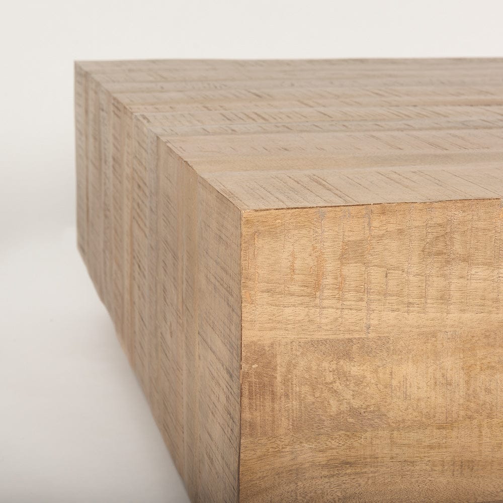 Mercana - Hayden Light Brown Wood Square Coffee Table - 70119 view 5