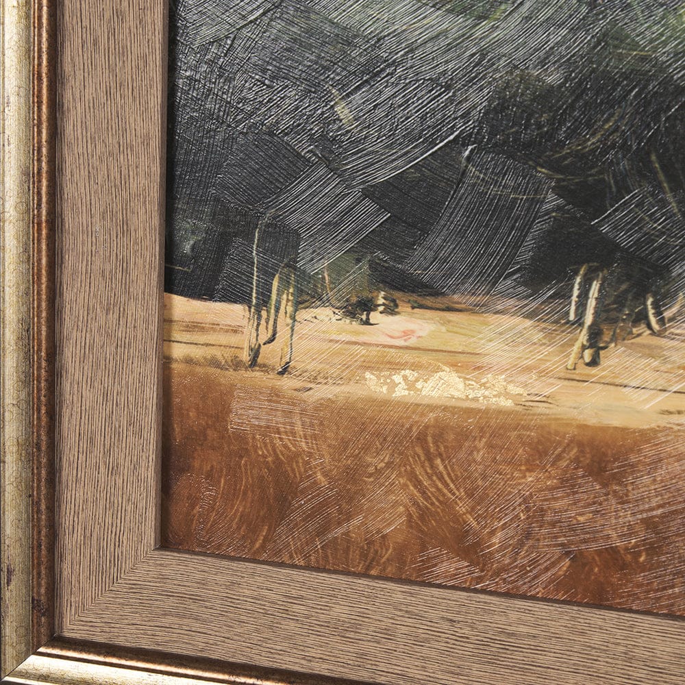 Mercana - Haze Landscape by Mercana Studio a Hand Embellished Textured Framed Art Print - 14721 view 5