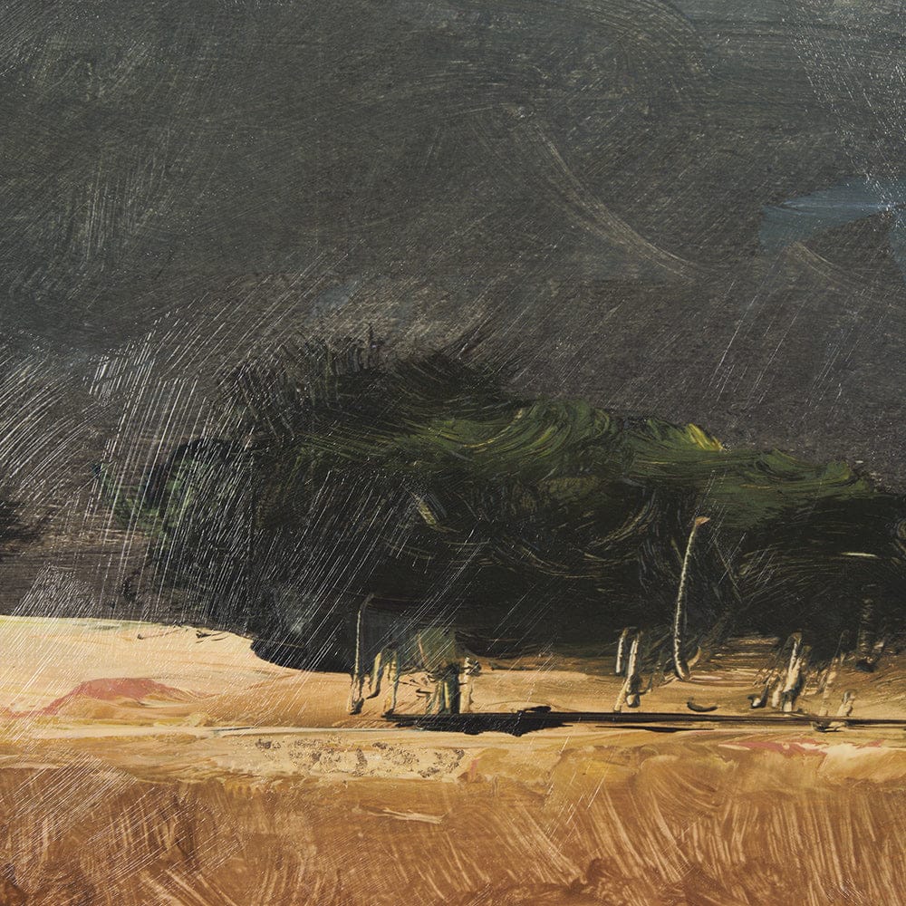 Mercana - Haze Landscape by Mercana Studio a Hand Embellished Textured Framed Art Print - 14721 view 6