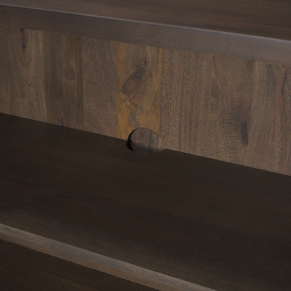 Mercana - Heera Dark Brown Diamond Motif w/ Shelf Accent Cabinet - 70645 view 10