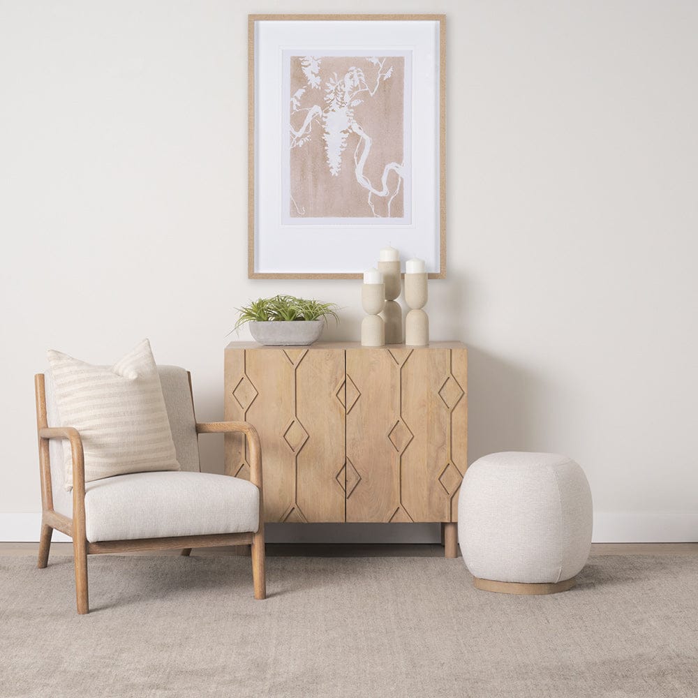 Mercana - Heera Light Brown Diamond Motif w/ Shelf Accent Cabinet - 70643_CLOSEOUT view 12