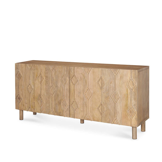 Mercana - Heera Light Brown Diamond w/ Shelf Motif Sideboard - 70644 view 1