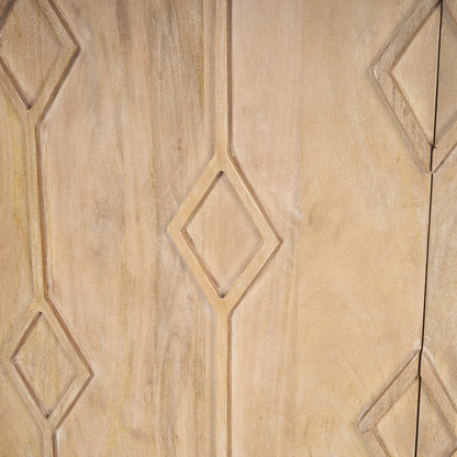 Mercana - Heera Light Brown Diamond w/ Shelf Motif Sideboard - 70644 view 9