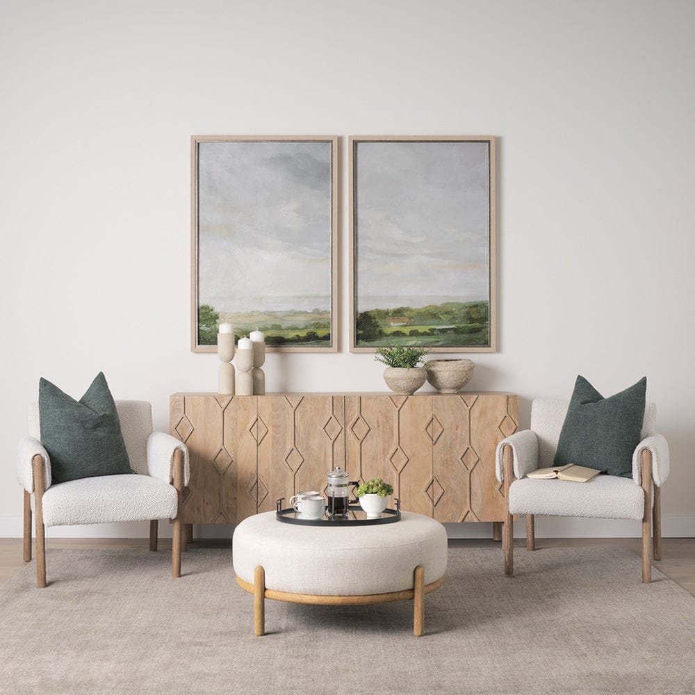 Mercana - Heera Light Brown Diamond w/ Shelf Motif Sideboard - 70644 view 13