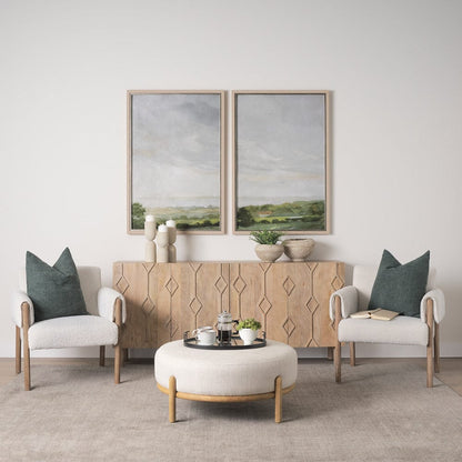 Mercana - Heera Light Brown Diamond w/ Shelf Motif Sideboard - 70644 view 13