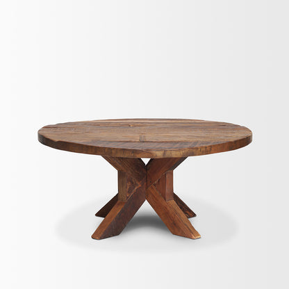 Mercana - Heidi Reclaimed Brown Wooden Coffee Table - 70498 view 2
