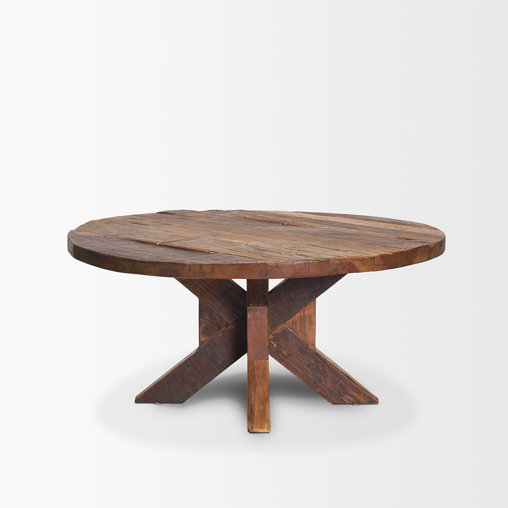 Mercana - Heidi Reclaimed Brown Wooden Coffee Table - 70498 view 3