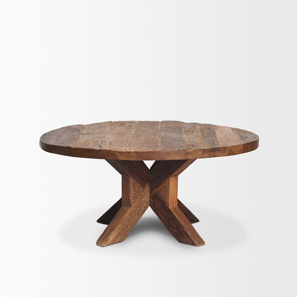 Mercana - Heidi Reclaimed Brown Wooden Coffee Table - 70498 view 4