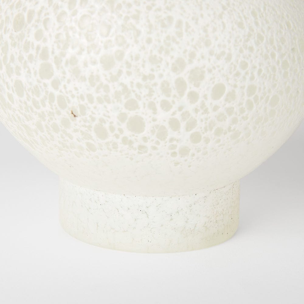 Mercana - Heket Short White Glass Vase - 70346 view 8