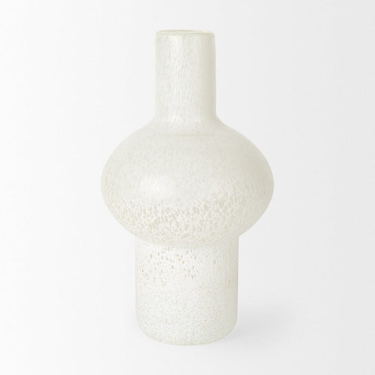 Mercana - Heket Tall White Glass Vase - 70347 view 2