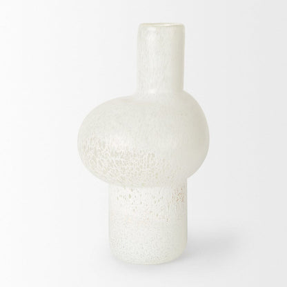 Mercana - Heket Tall White Glass Vase - 70347 view 3