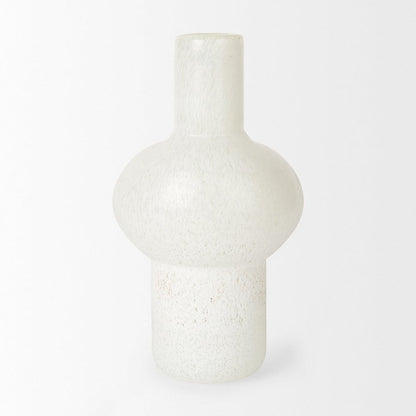 Mercana - Heket Tall White Glass Vase - 70347 view 4
